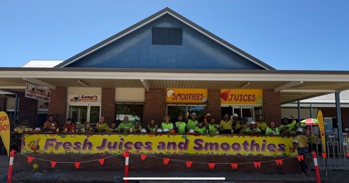 Lenys fruit and veg stall